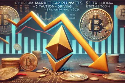 Ethereum Market Cap Plummets  Trillion Behind Bitcoin—3 Factors Driving ETH’s 2024 Decline