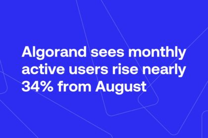 Algorand Sees Monthly Active Users Rise Nearly 34% From August