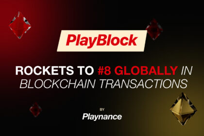 PlayBlock Rockets to #8 Globally in Blockchain Transactions and Turnover Following DappRadar Listing